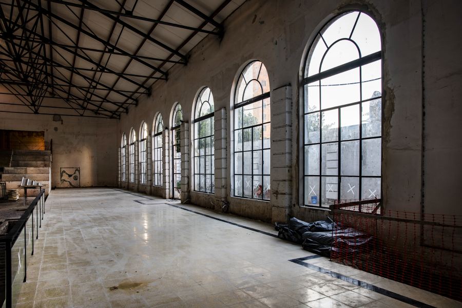 Mercado Colón, vista de obra en restauración